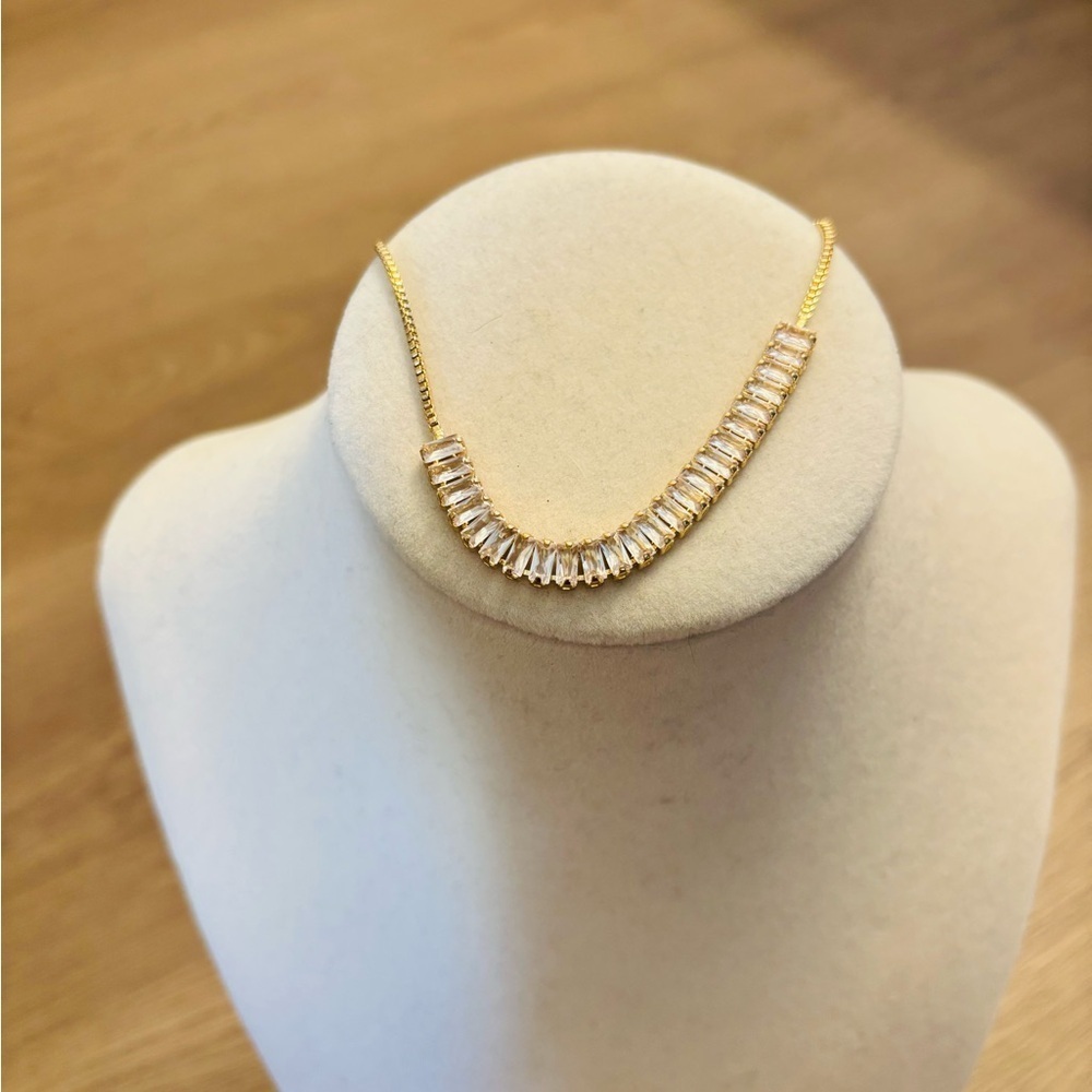 Anne Klein Gold color w/ crystal stones Bracelet